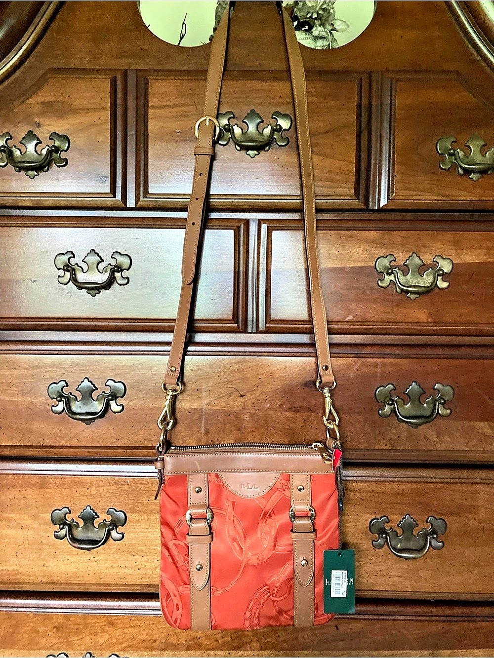 Vintage Lauren Ralph Lauren Martingale Crossbody